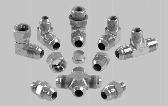 Adaptadores hidráulicos tipo JIC